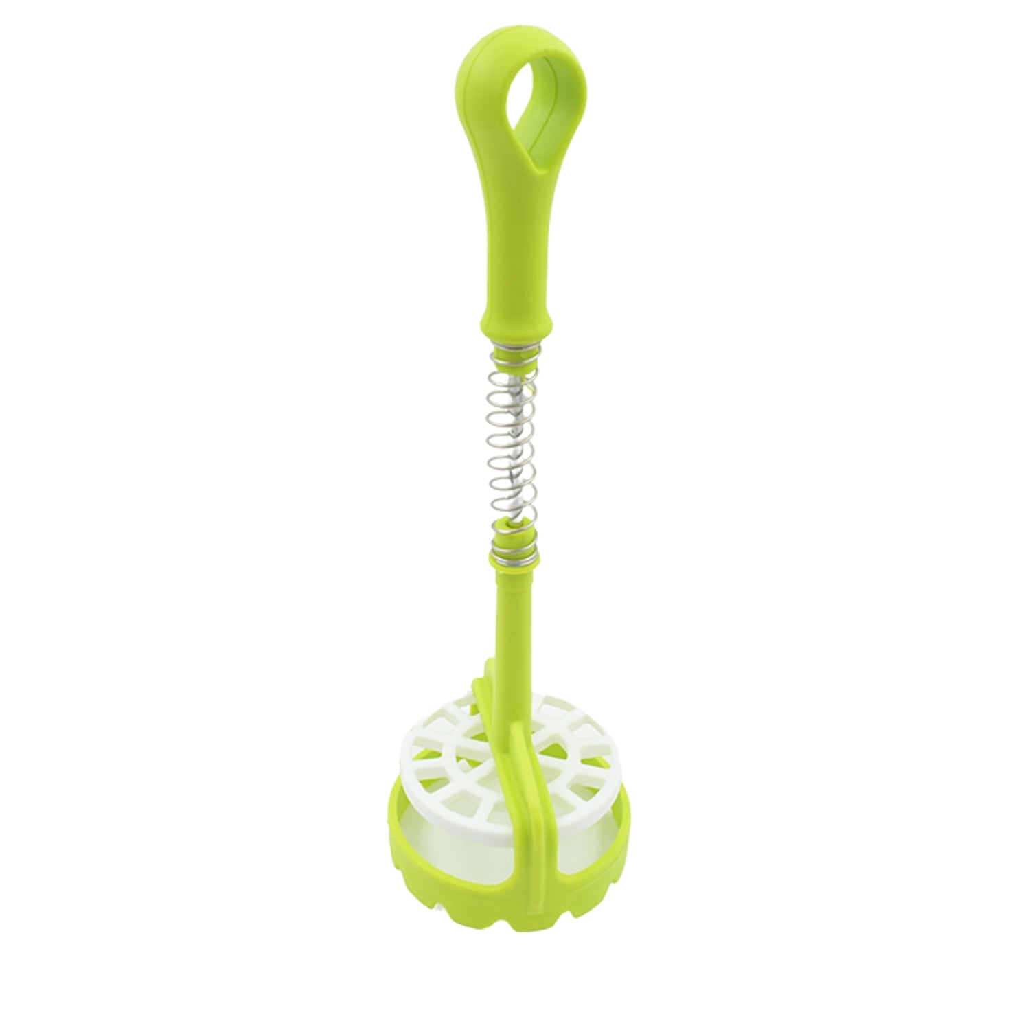 5768 Multi Functional One-Handed Plastic Manual Mashed Potatoes Masher, Mash Sweet Potato Masher with Comfort Grip and Stainless-Steel Spring Design for Nonstick Pans (1 Pc) 5768 Multi Functional One-Handed Plastic Manual Mashed Potatoes Masher, Mash Sweet Potato Masher with Comfort Grip and Stainless-Steel Spring Design for Nonstick Pans (1 Pc)